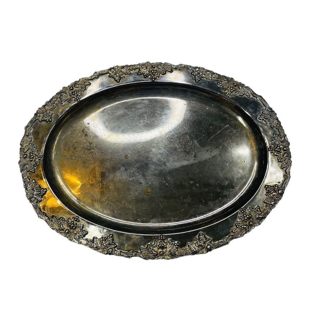 Godinger Silver Art Oval Serving Tray